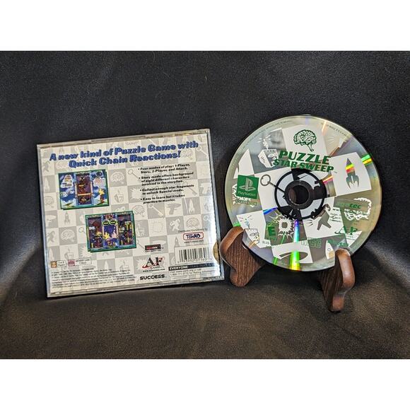 Puzzle Star Sweep + Registration Card - Complete PlayStation 1 PS1 Game CIB - Picture 2 of 2